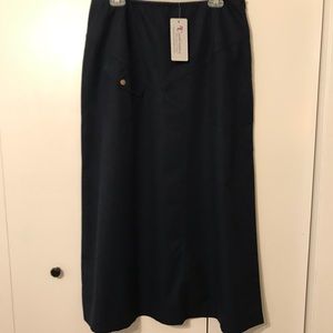 NWT New Creation long modest navy skirt